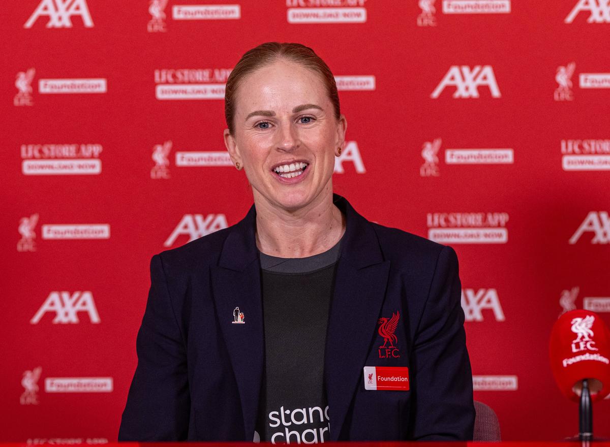 Natasha Dowie, în meciul pentru legendele lui Liverpool