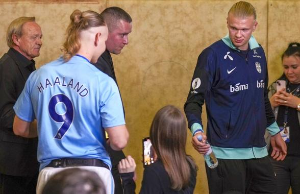 Erling Haaland după o lună în Moldova » Scene tari la Chișinău! Sosia norvegianului a ajuns lângă starul lui City: ce a urmat