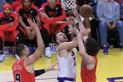 Luka Doncic în înfrângerea cu Chicago Bulls (115-146)/Foto: Imago Images