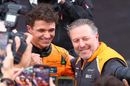 Zak Brown, alături de Lando Norris // foto: Guliver/gettyimages