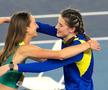 Nicola Olyslagers și Yaroslava Mahuchikh felicitându-se  FOTO Imago Images