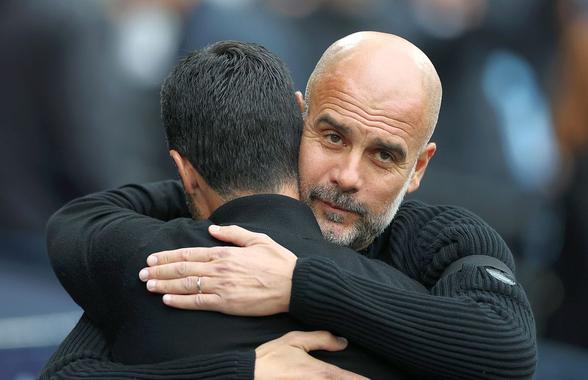 Arteta, surclasat de Guardiola: o singură dată s-a întâmplat ca „elevul” să-și învingă „mentorul” într-o finală