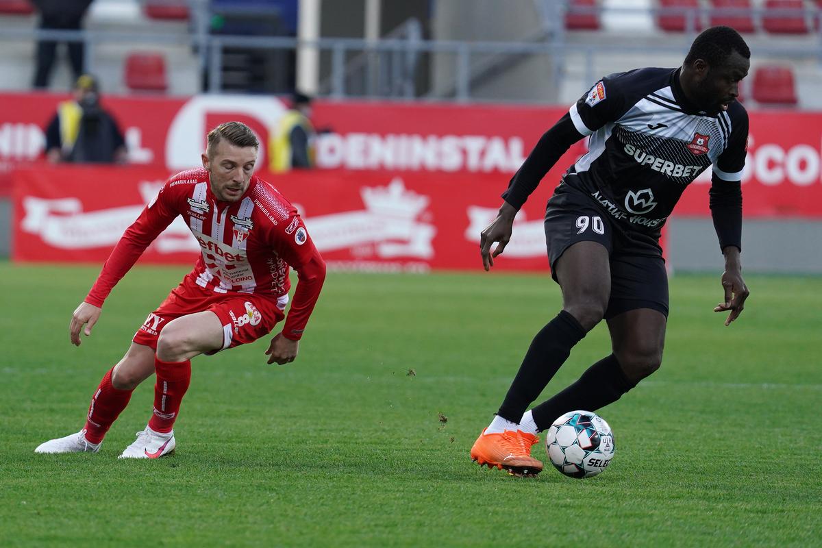 UTA - Hermannstadt 0-1 » Surpriză mare în play-out, după un gol improbabil! Clasamentul actualizat