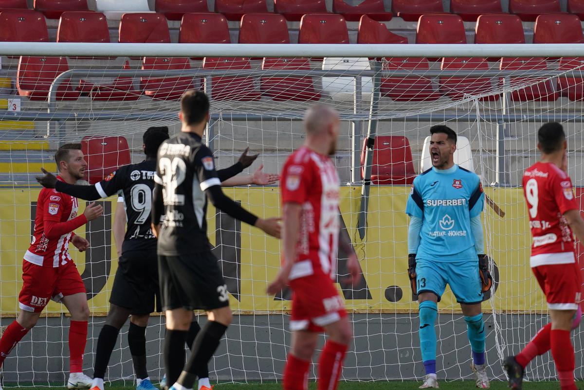 UTA - Hermannstadt 0-1 » Surpriză mare în play-out, după un gol improbabil! Clasamentul actualizat
