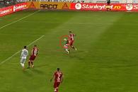 Arbitraj HORROR în Gaz Metan - Dinamo! Arbitrul n-a văzut TREI penalty-uri și a dat un ROȘU aiurea