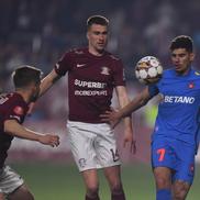 Rapid - FCSB. Mattias Kait și Florinel Coman (foto: Raed Krishan/GSP)