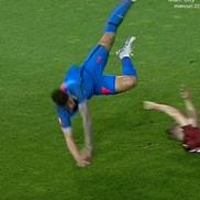 Onea îl „pulverizează” pe Florinel Coman, dar scapă cu „galben” / Captură Digi Sport