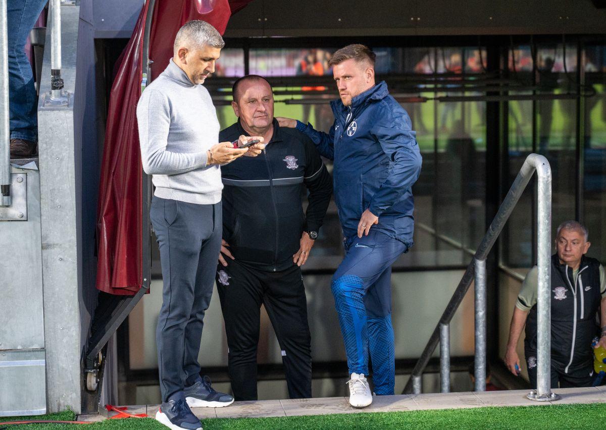 Mititelu jr., mesaj tăios la pauza meciului Rapid - FCSB: „Distrugerea fotbalului românesc prin manevrarea arbitrajului”
