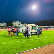 Benzar, accidentat grav de Abdallah / foto: Ionuț Tăbultoc