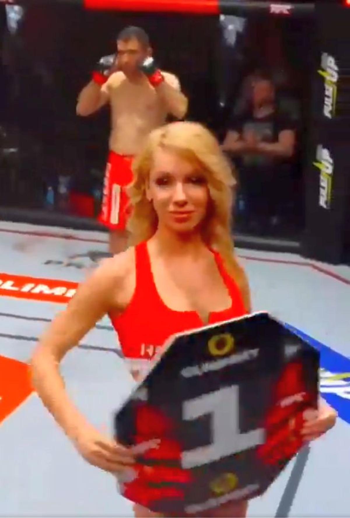 Bătut de fani și suspendat pe viață, luptătorul de MMA care a lovit o „ring girl” vine cu explicații: „Am un mesaj pentru Maria”
