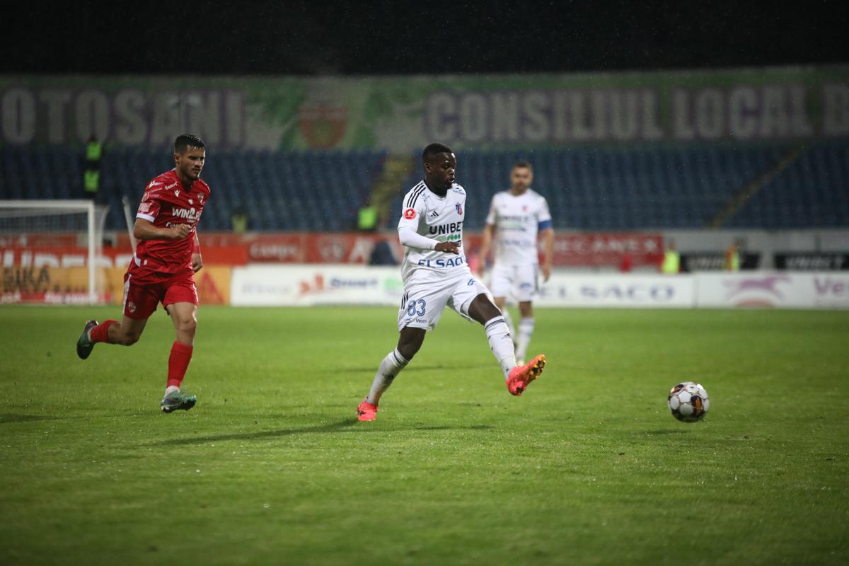 Botoșani - Dinamo, 23 aprilie