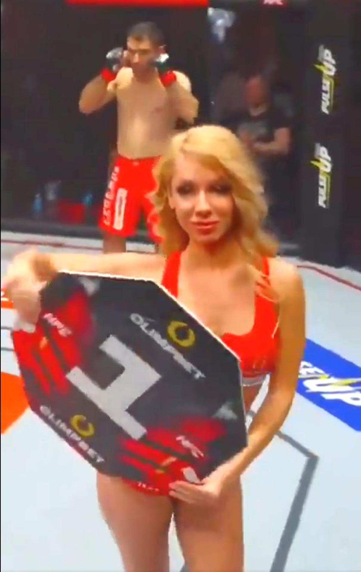 Bătut de fani și suspendat pe viață, luptătorul de MMA care a lovit o „ring girl” vine cu explicații: „Am un mesaj pentru Maria”