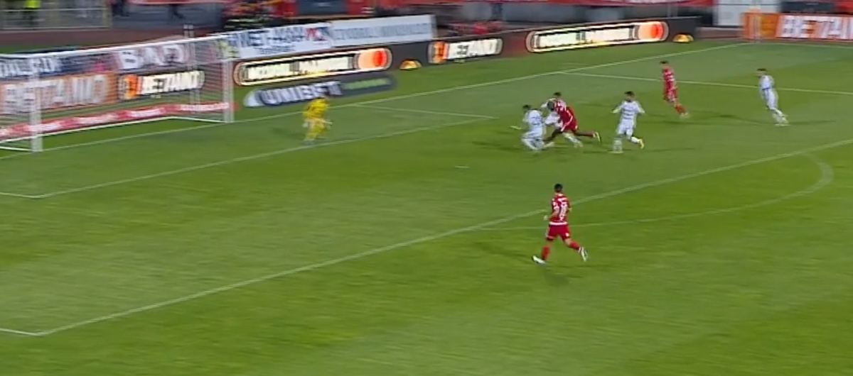 offside la golul lui Selmani în Botoșani - Dinamo