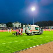 Benzar, accidentat grav de Abdallah / foto: Ionuț Tăbultoc