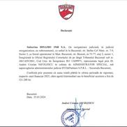 Bilanțul financiar înregistrat de Dinamo în 2023