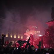Sărbătoarea fanilor lui Inter Milano după câștigarea Scudetto / Foto: Imago Images