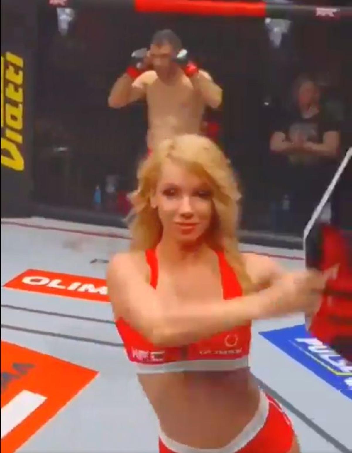 Bătut de fani și suspendat pe viață, luptătorul de MMA care a lovit o „ring girl” vine cu explicații: „Am un mesaj pentru Maria”