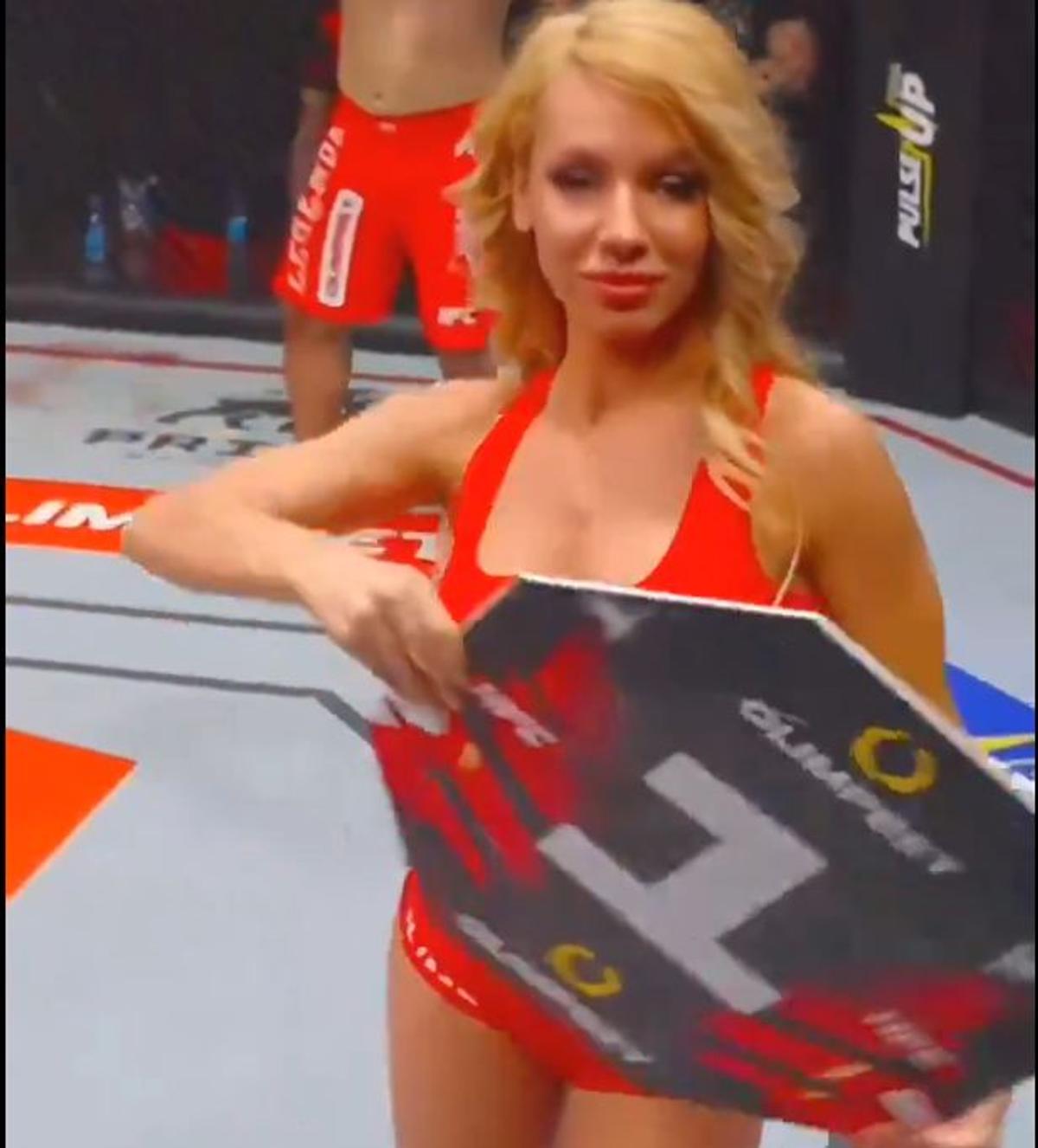 Bătut de fani și suspendat pe viață, luptătorul de MMA care a lovit o „ring girl” vine cu explicații: „Am un mesaj pentru Maria”