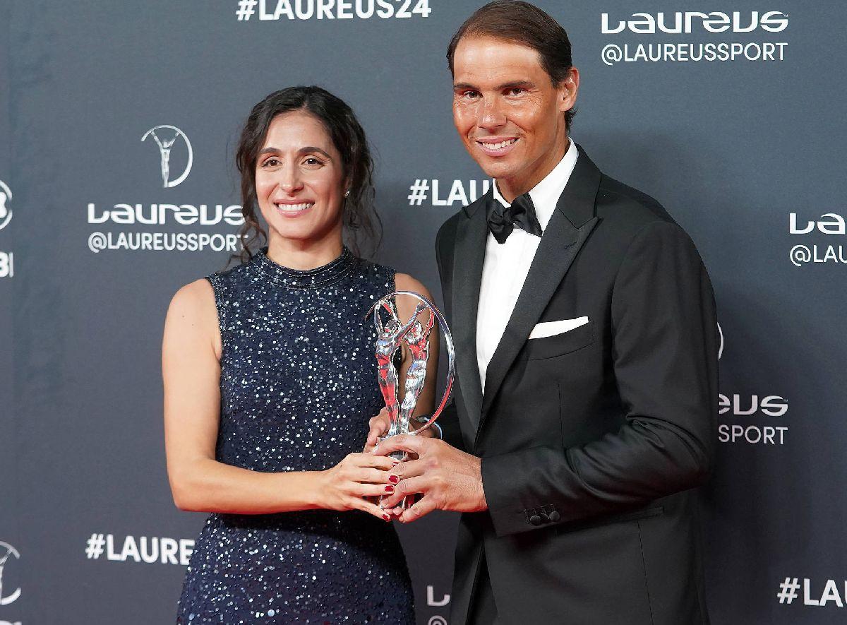 Maria Francisca Perello și Rafael Nadal, apariție de mare rafinament la Gala Premiilor Laureus