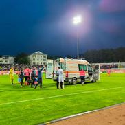 Benzar, accidentat grav de Abdallah / foto: Ionuț Tăbultoc