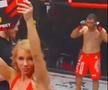 Bătut de fani și suspendat pe viață, luptătorul de MMA care a lovit o „ring girl” vine cu explicații: „Am un mesaj pentru Maria”