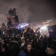 Sărbătoarea fanilor lui Inter Milano după câștigarea Scudetto / Foto: Imago Images