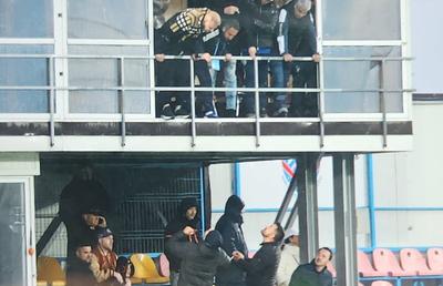 Scandal la FC Voluntari - FCU Craiova! S-a ajuns la flegme și la înjurături violente între oficiali!