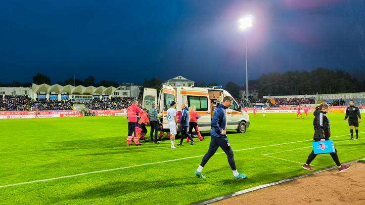 Benzar, accidentat grav de Abdallah / foto: Ionuț Tăbultoc