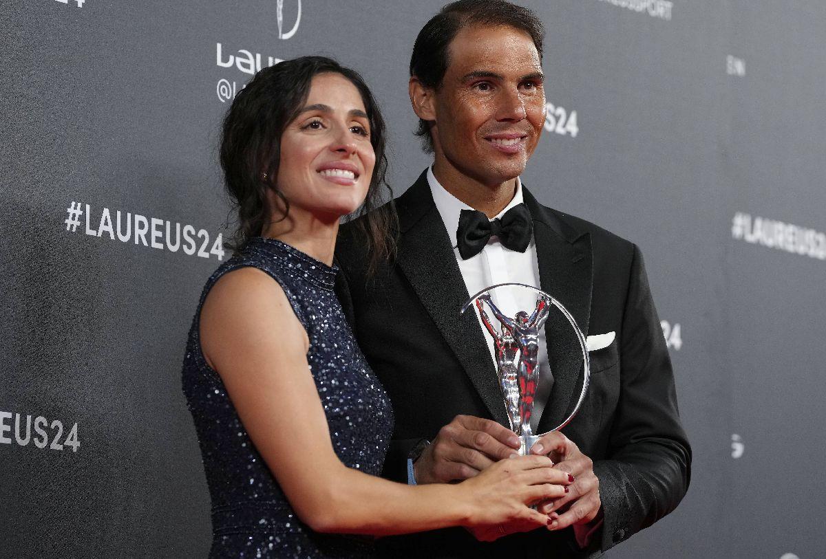 Maria Francisca Perello și Rafael Nadal, apariție de mare rafinament la Gala Premiilor Laureus