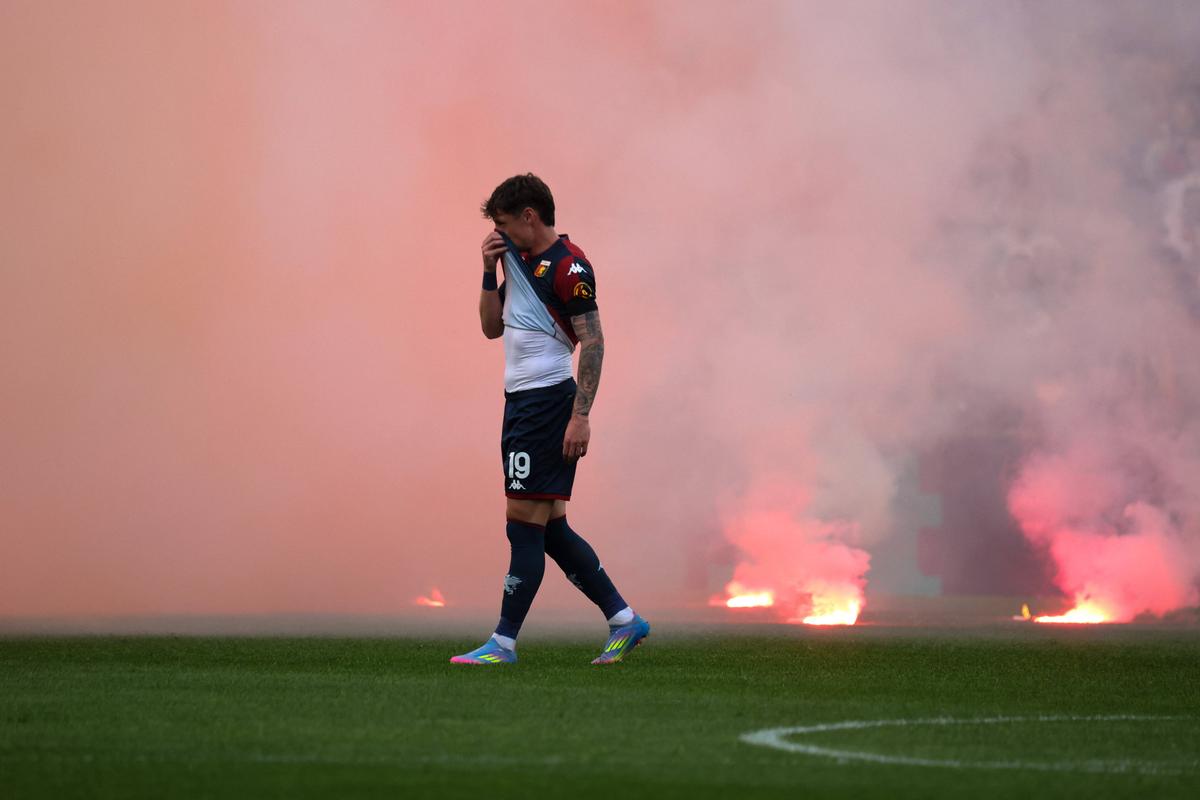Genoa - Lazio, incidente în startul partidei // 23.04.2025