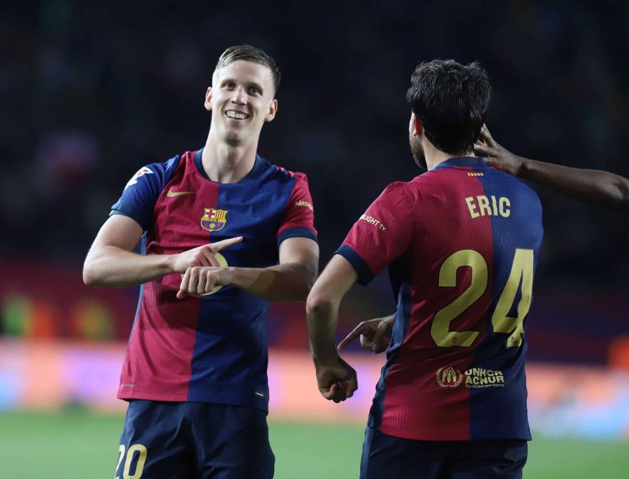 Dani Olmo are 9 goluri și 3 assisturi în 20 de partide disputate în acest sezon din LaLiga / Foto: Imago Au pus tunurile de la Navarone » Cifrele nemaipomenite reușite de Barcelona în „bomdardamentul” cu Mallorca!
