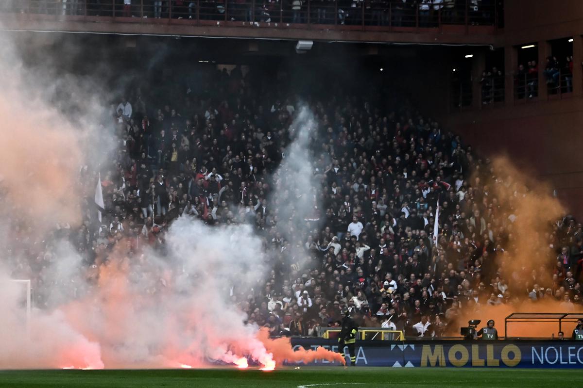 Genoa - Lazio, incidente în startul partidei // 23.04.2025