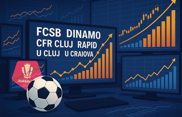 Dezastru în Superligă! 7 ani de haos financiar, datorii uriașe și pierderi pe bandă rulantă pentru CFR Cluj, FCSB și Rapid