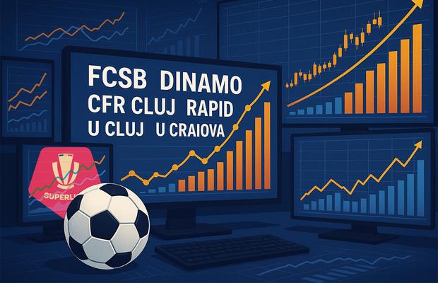 Dezastru în Superligă! 7 ani de haos financiar, datorii uriașe și pierderi pe bandă rulantă pentru CFR Cluj, FCSB și Rapid