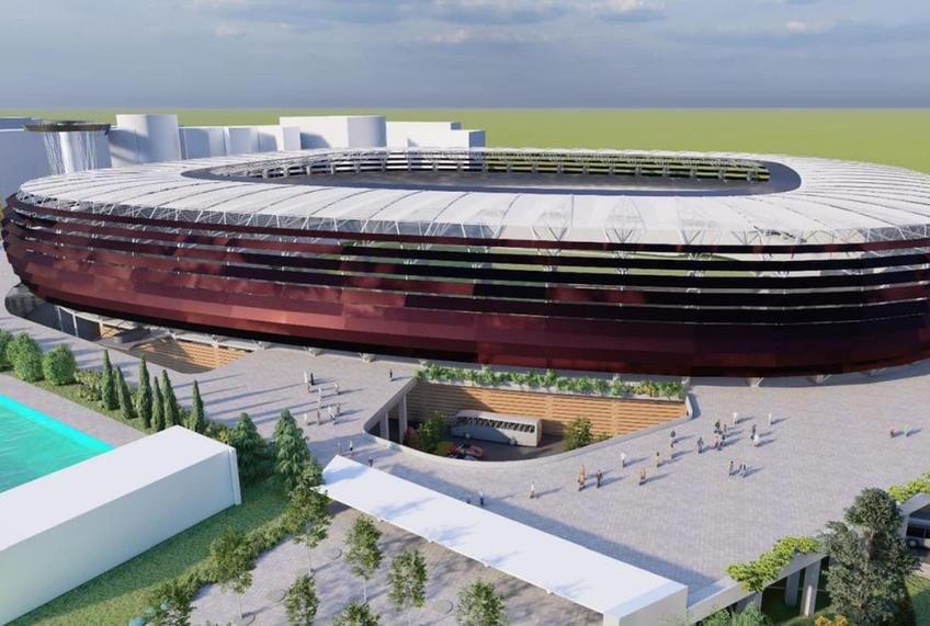 Macheta noului stadion Dinamo, care ar trebui să fie gata peste 3 ani