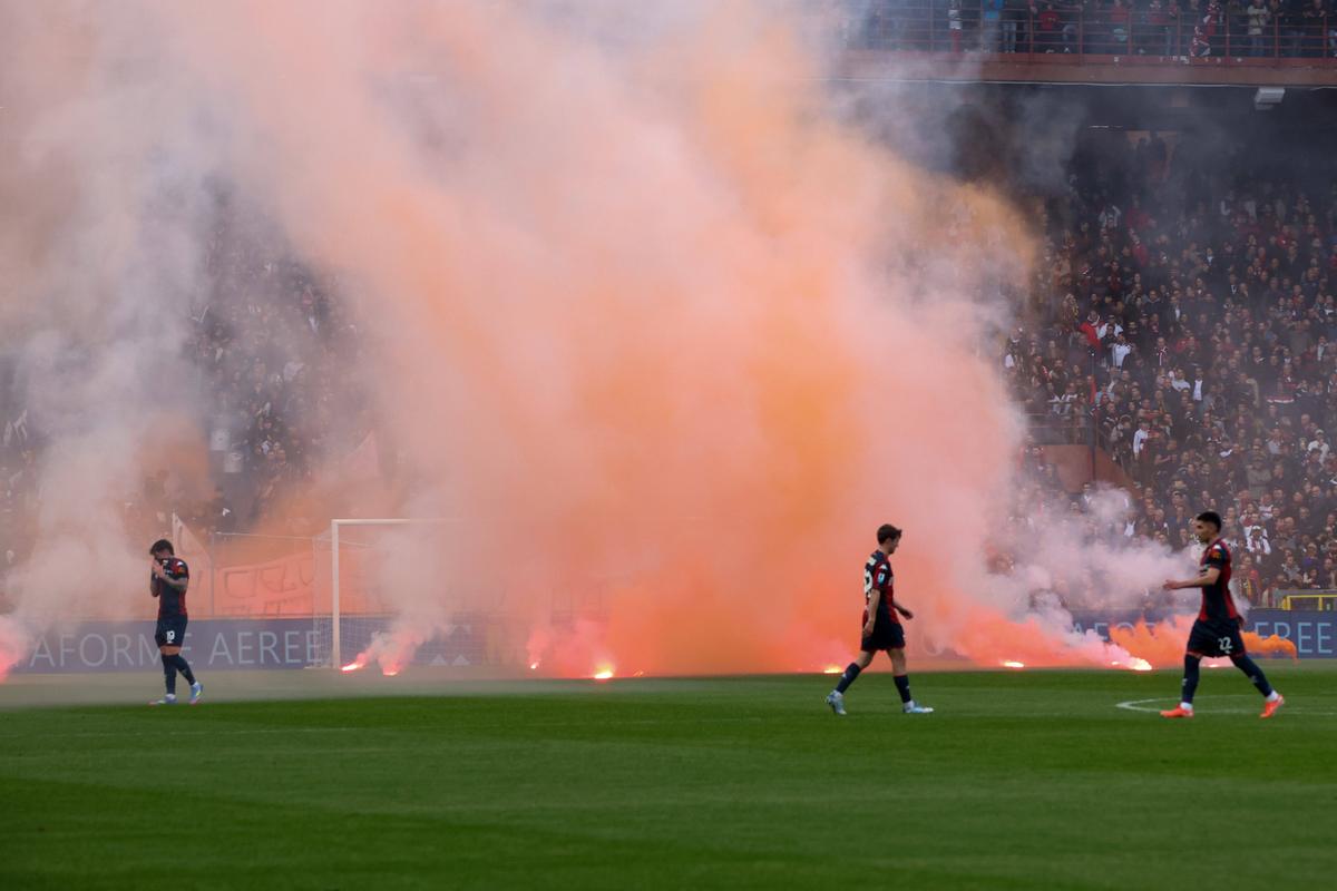 Genoa - Lazio, incidente în startul partidei // 23.04.2025