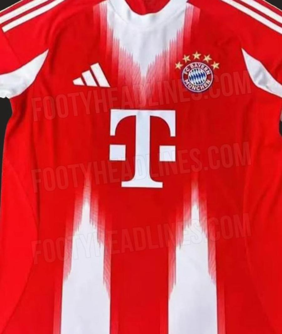 Așa ar arăta noul tricou al lui Bayern pentru sezonul 2025-2026 / Foto: footyheadlines.com Scandal uriaș făcut de suporterii lui Bayern » „Este cel mai urât din istorie!”