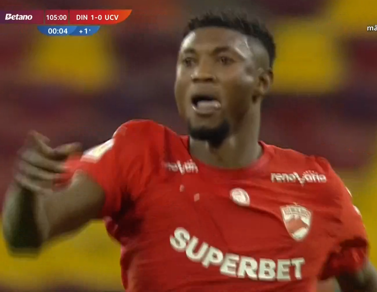 Gol Kennedy Boateng Dinamo - Universitatea Craiova
