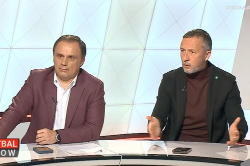 Basarab Panduru și Mihai Stoica, în studioul Prima Sport