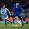Enzo Fernandez (nr. 8), sezonul trecut, într-un meci cu Manchester City / Foto: Imago Images