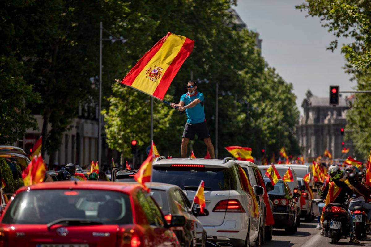 Protest coronavirus Spania