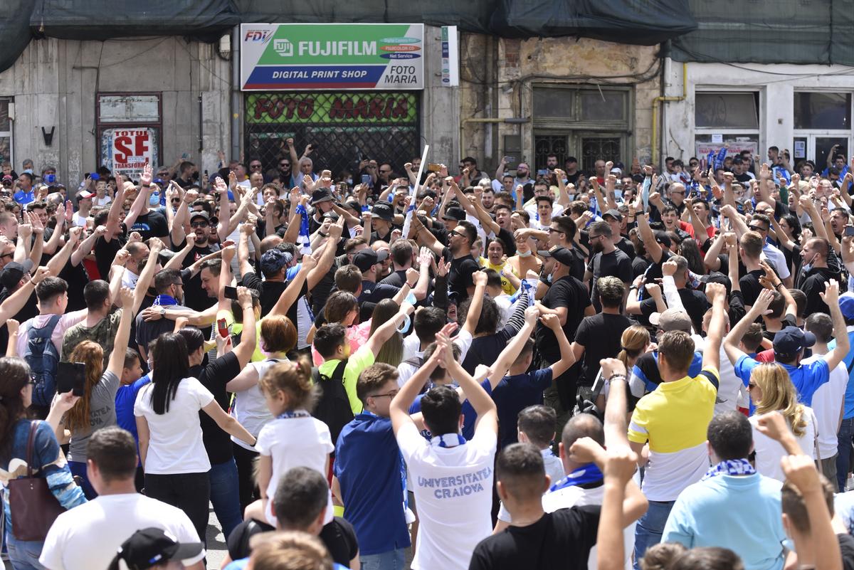 Fani CSU Craiova - sărbătoare Cupa - 23.05.2021