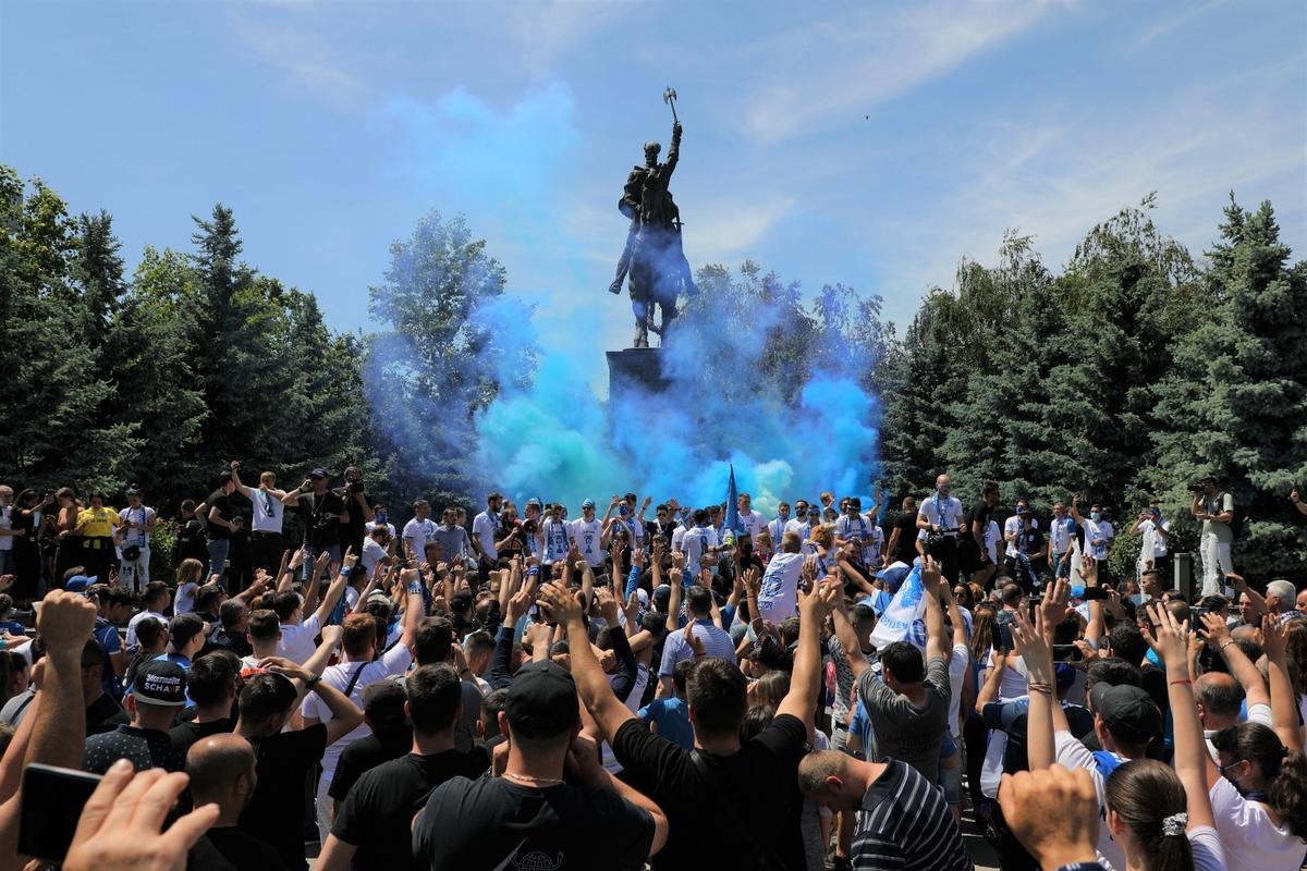 Fani CSU Craiova - sărbătoare Cupa - 23.05.2021