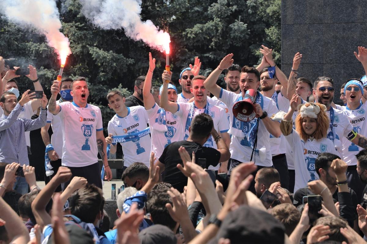Fani CSU Craiova - sărbătoare Cupa - 23.05.2021