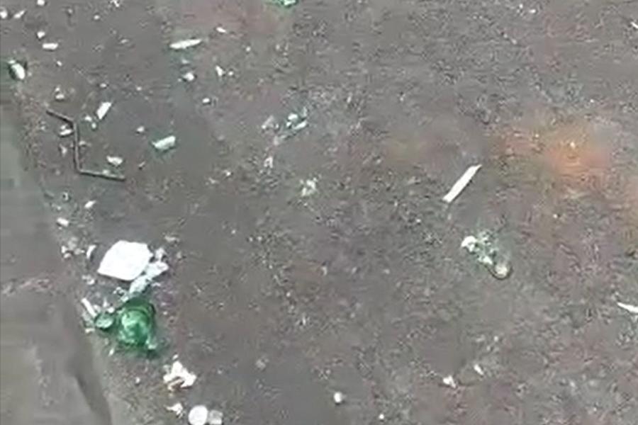 Mizerie pe străzi, pagube la stadion » Urmările meciului dintre U Cluj și Dinamo