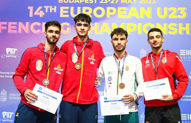 Radu Nițu e campion european U23 la sabie! » Finală 100% românească la Budapesta