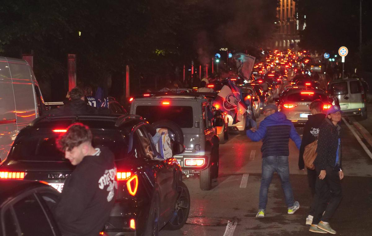 Sărbătoarea fanilor celor de la Atalanta, după triumful din Europa League / 23.05.2024