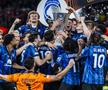 Jucătorii bergamasci sărbătoresc succesul din Europa League. Sursă foto: Imago