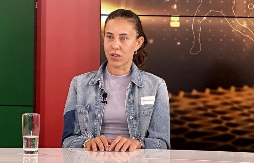 Mihaela Buzărnescu în studioul Open GSP, foto: Ionuț Iordache