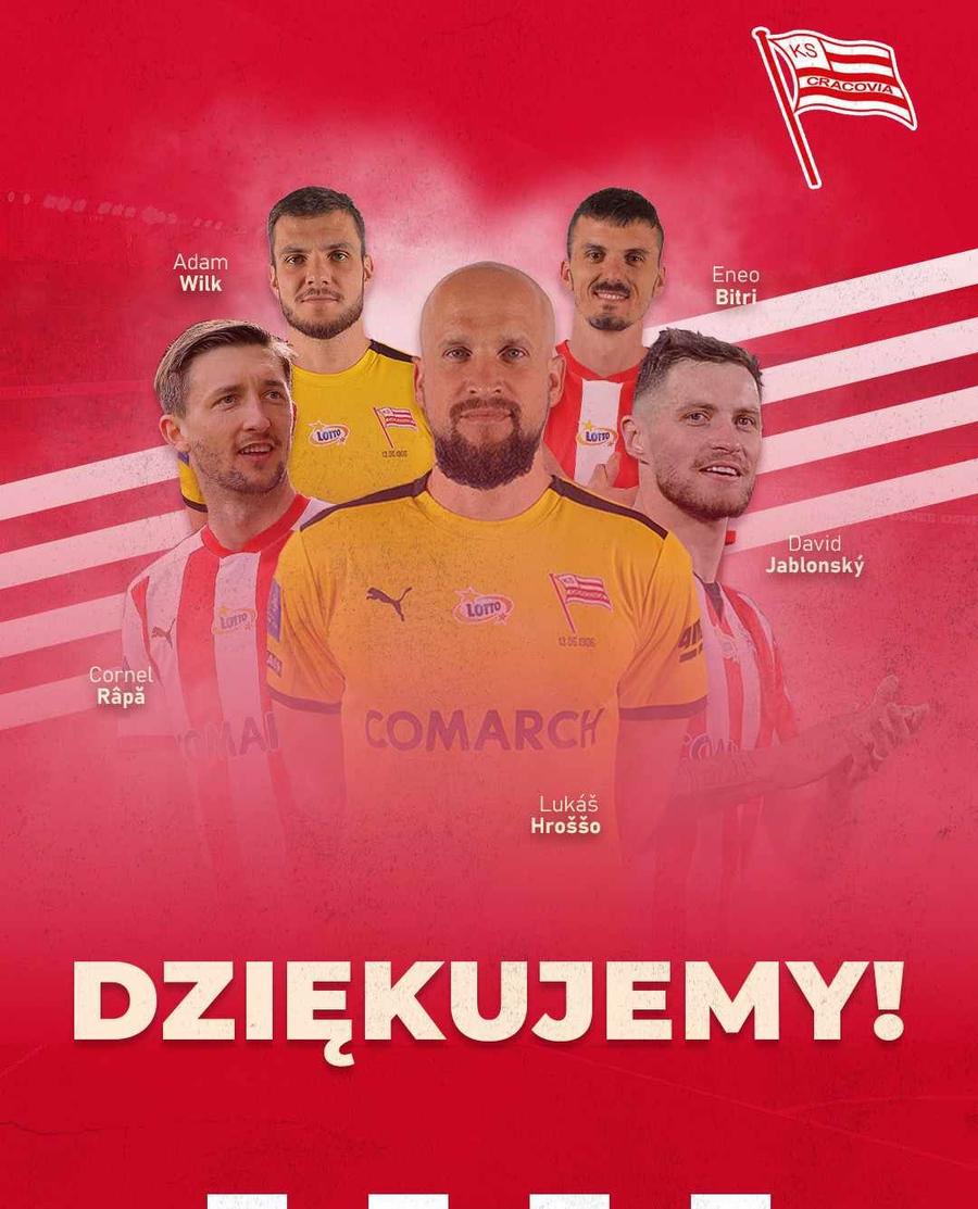 Cornel Râpă nu mai este jucătorul celor de la Cracovia, foto: X Triplul campion cu FCSB s-a despărțit de clubul pentru care a jucat 6 ani